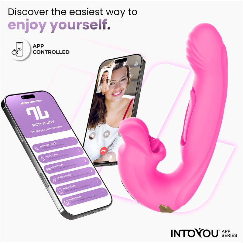 Into You - Bimby - Vibratore Punto G con Doppia Lingua Tapping e Biting + APP - immagine 6