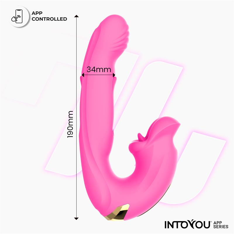 Into You - Bimby - Vibratore Punto G con Doppia Lingua Tapping e Biting + APP - immagine 7