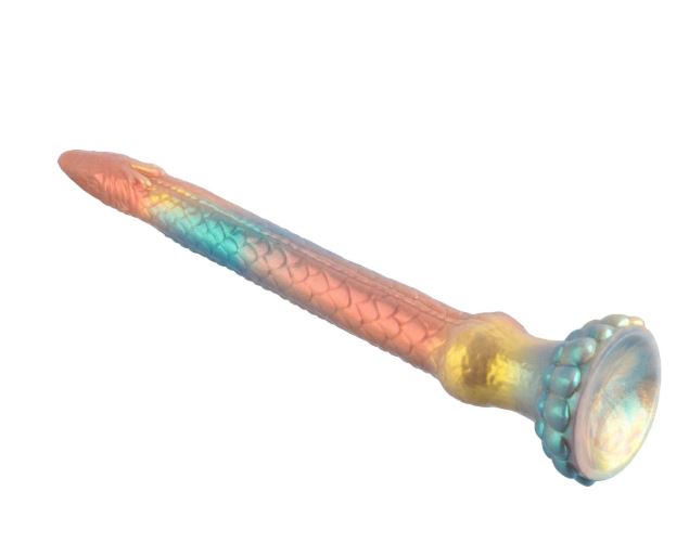 VSC Novelty - Dildo XL in Silicone Multicolor con Glitter - Anaconda - immagine 7