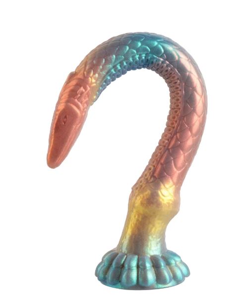 VSC Novelty - Dildo XL in Silicone Multicolor con Glitter - Anaconda - immagine 6