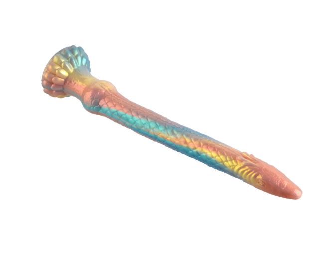 VSC Novelty - Dildo XL in Silicone Multicolor con Glitter - Anaconda - immagine 5
