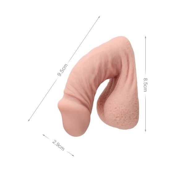 VSC Novelty - Easy Squeezy Packer Dildo in Silicone Morbido - 4,20" - immagine 3