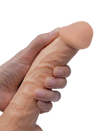 Fantasy Toys - Dildo Vibrante e Leggermente Rotante - 22 cm - immagine 11