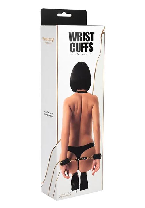 Fantasy Fetish - Manette Luxury Nere con Dettaglio Oro - immagine 2