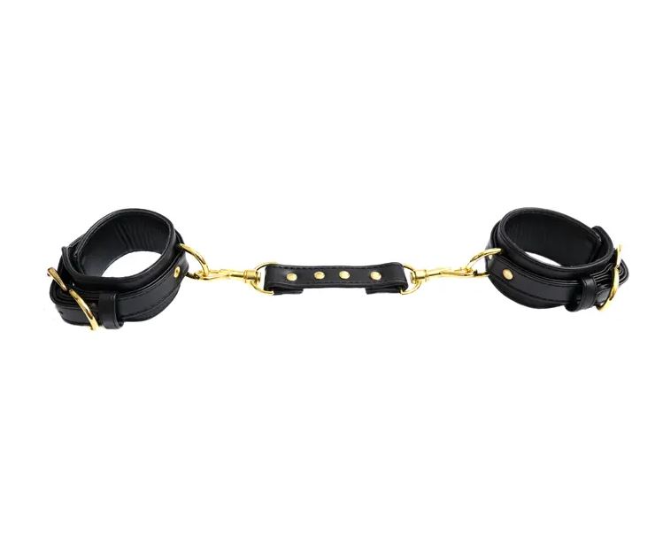 Fantasy Fetish - Manette Luxury Nere con Dettaglio Oro - immagine 4