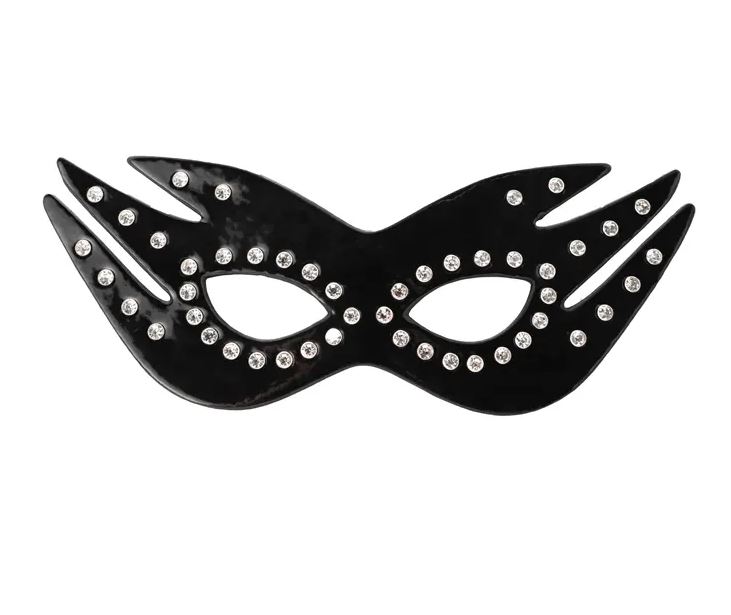 Fantasy Fetish - Maschera per Occhi Sexy in Pelle con Borchie - immagine 3