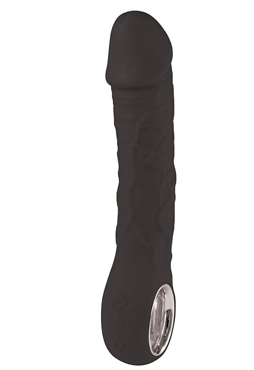 Fantasy Toys - Vibratore Punto G Realistico Riscaldabile - Nero - Prometheus - immagine 3