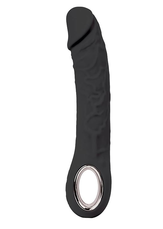 Fantasy Toys - Vibratore Punto G Realistico Riscaldabile - Nero - Prometheus - immagine 4