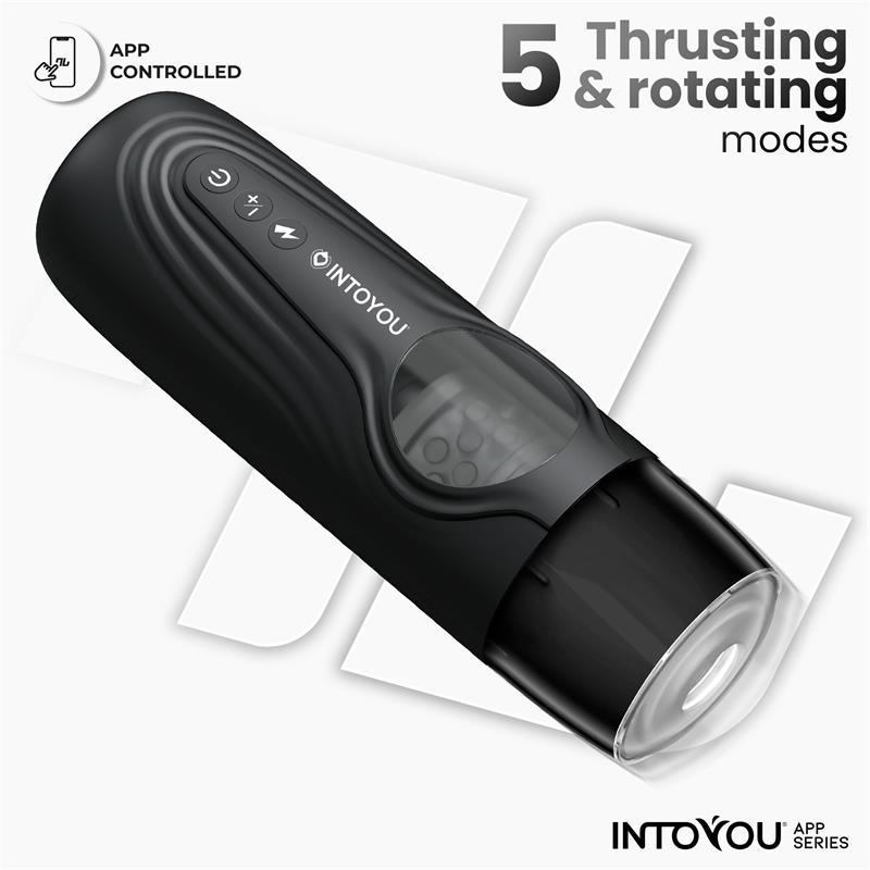 Into You - Egor - Masturbatore Neutro con Funzione Rotante e Thrusting + APP - immagine 3