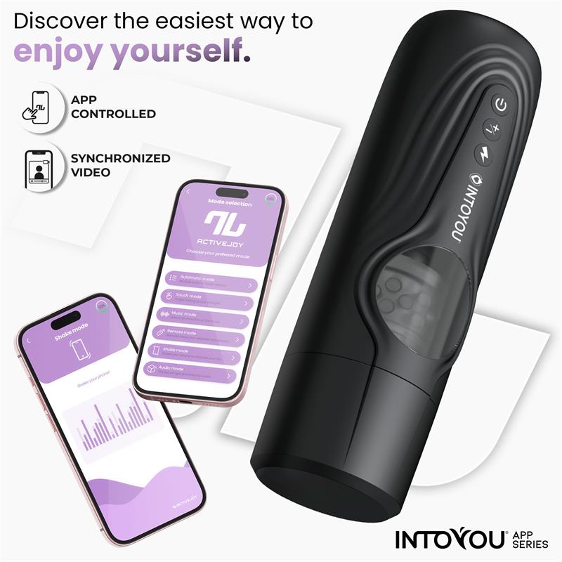 Into You - Egor - Masturbatore Neutro con Funzione Rotante e Thrusting + APP - immagine 5