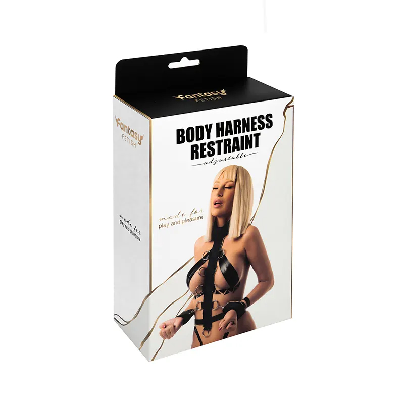 Fantasy Fetish - Costrittivo Corpo con Collare e Polsiere - immagine 2
