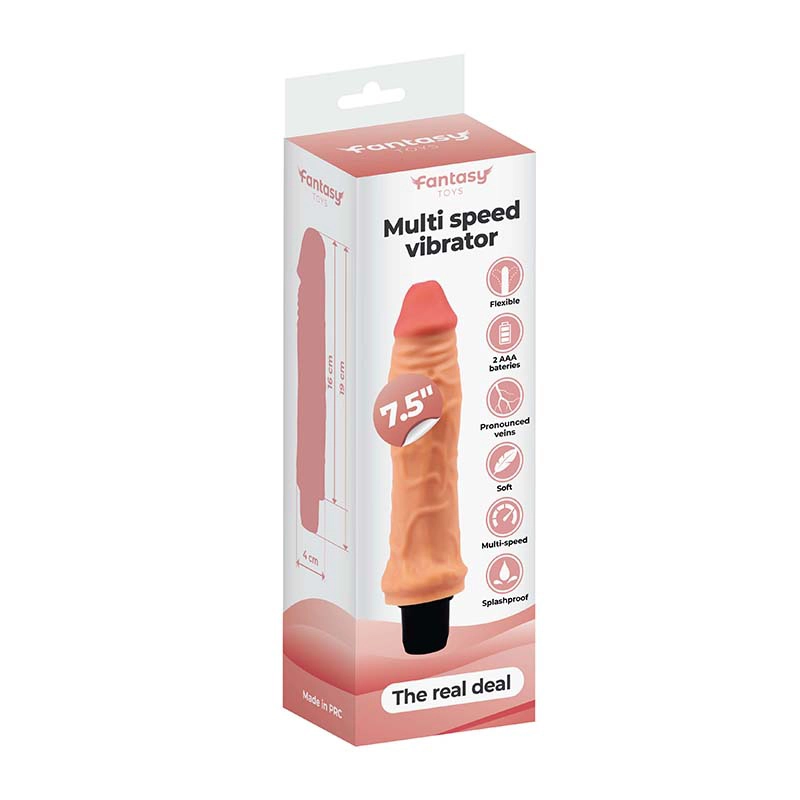 Fantasy Toys - Vibratore Realistico "The Real Deal" - 19 cm - immagine 2