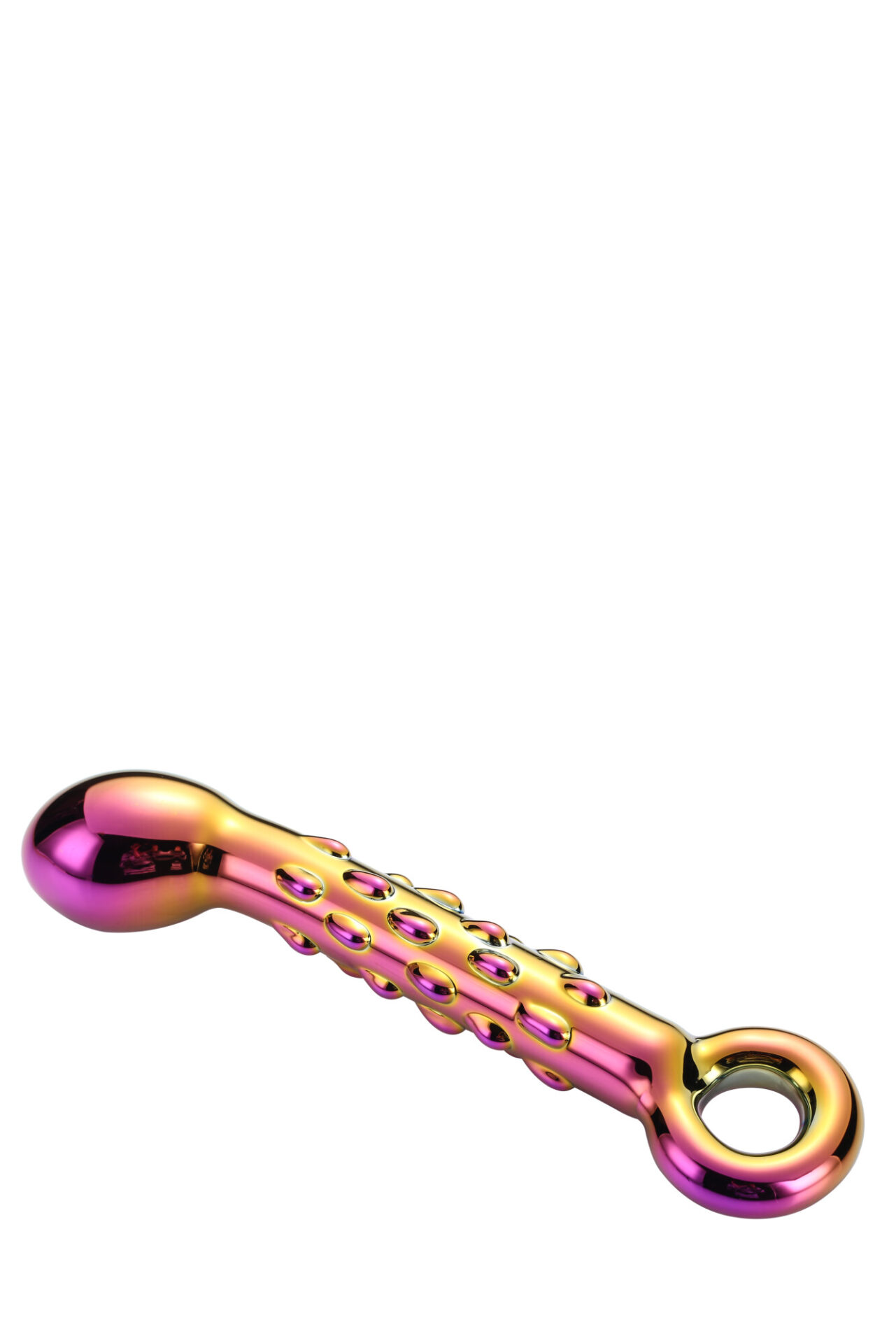 DILDO G-SPOT IN VETRO GLAMOUR CON COSTINE - immagine 4