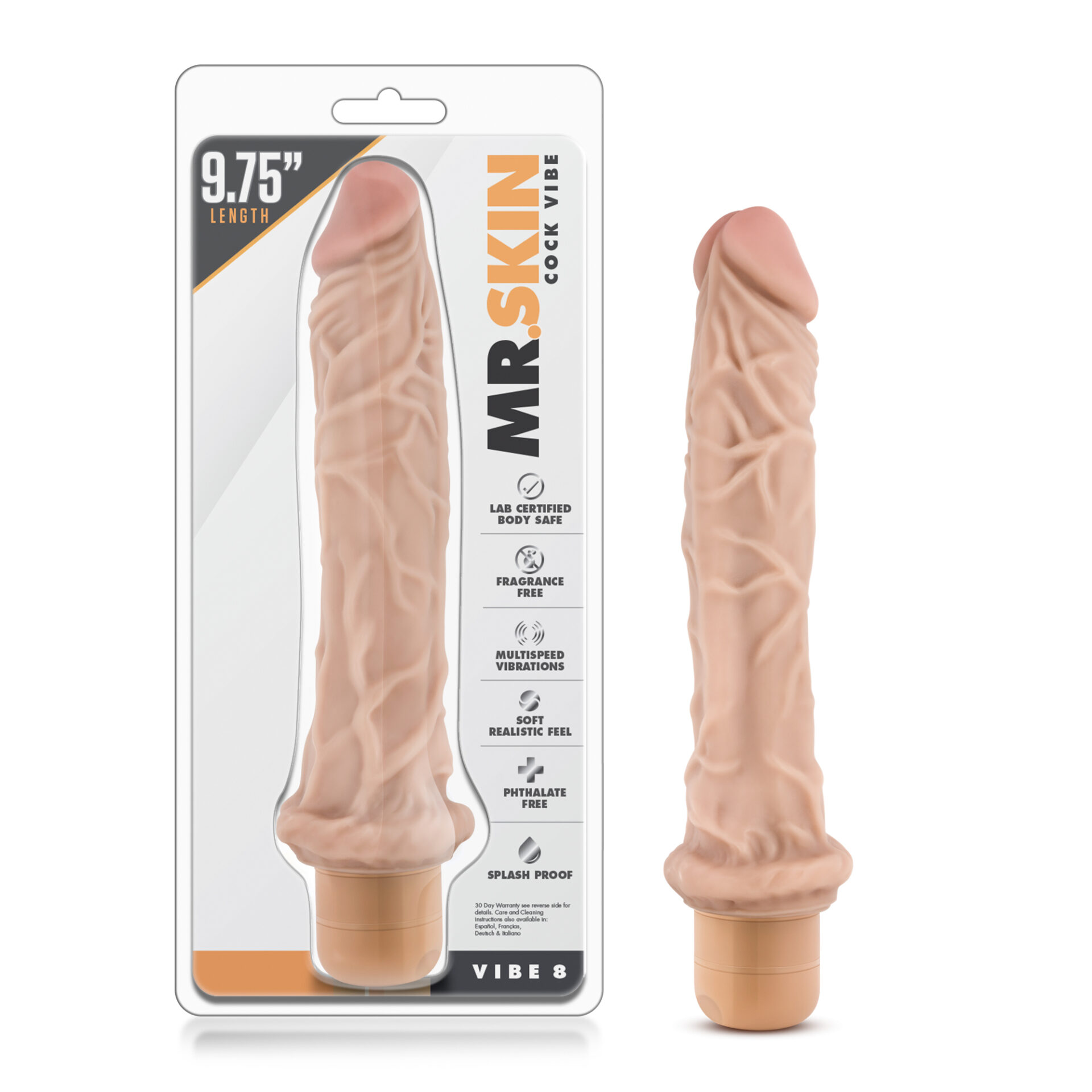 DR. SKIN COCK VIBE 8 FLESH - immagine 2