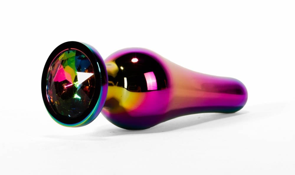 Plug anale in metallo X-MEN Secret Shine Rainbow S - immagine 4