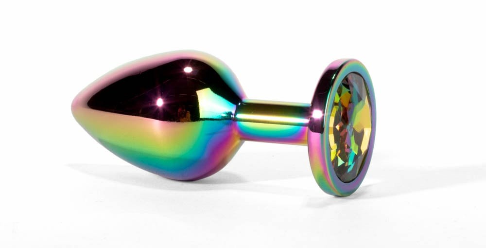 Plug anale in metallo X-MEN Secret Shine Rainbow L - immagine 3
