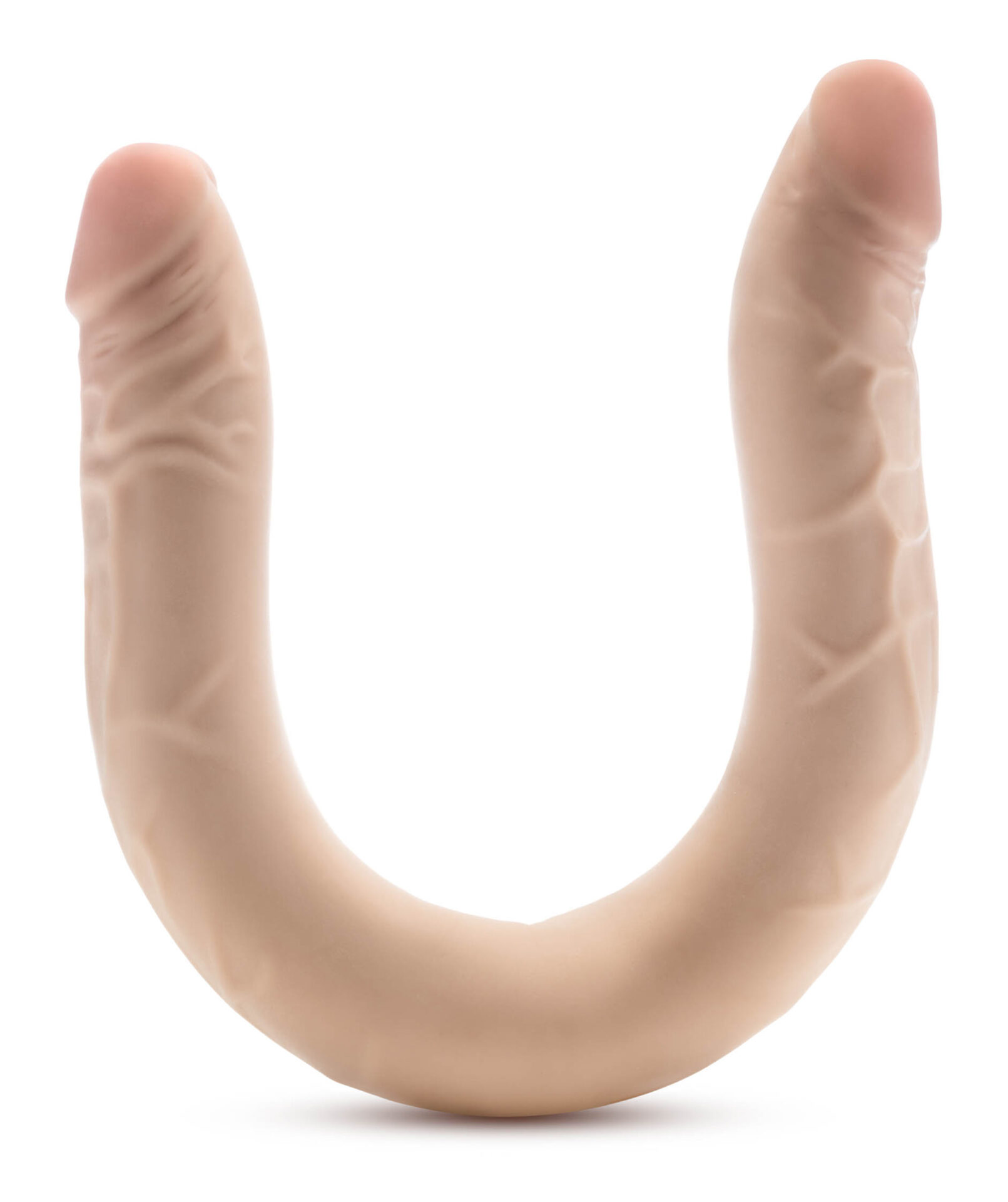 DR. SKIN PLUS 16.5" DOPPIO DONG POSIZIONABILE BEIGE - immagine 5