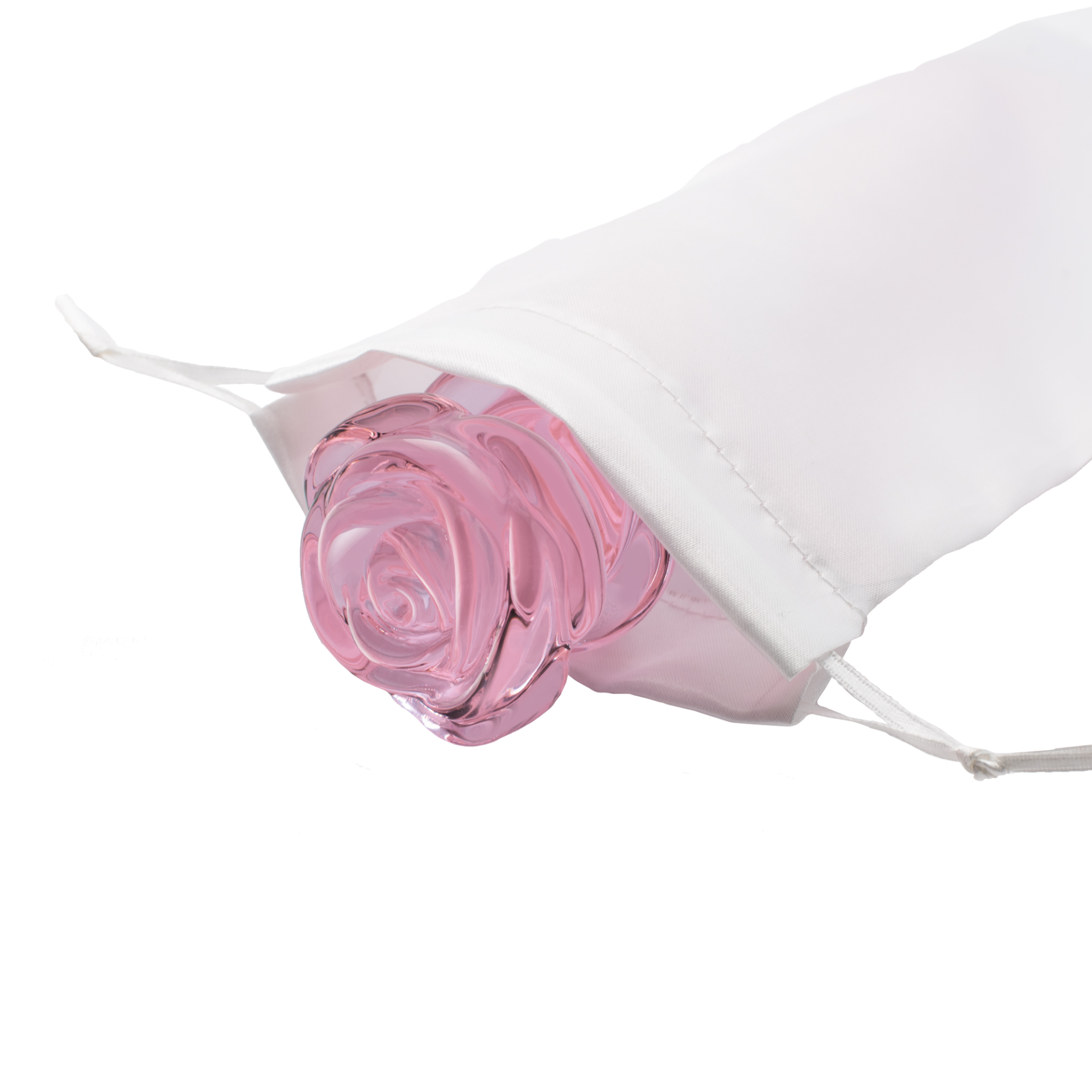 DILDO A SPIRALE CON ROSA IN VETRO Smaltato PER IL PUNTO G - immagine 10