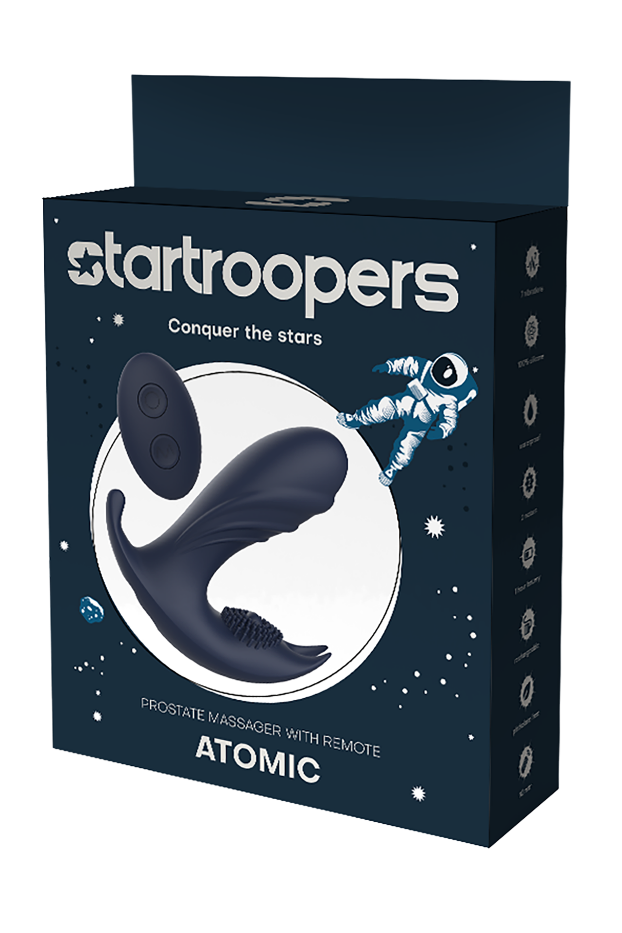 Massaggiatore prostatico atomico Startroopers con telecomando - immagine 16