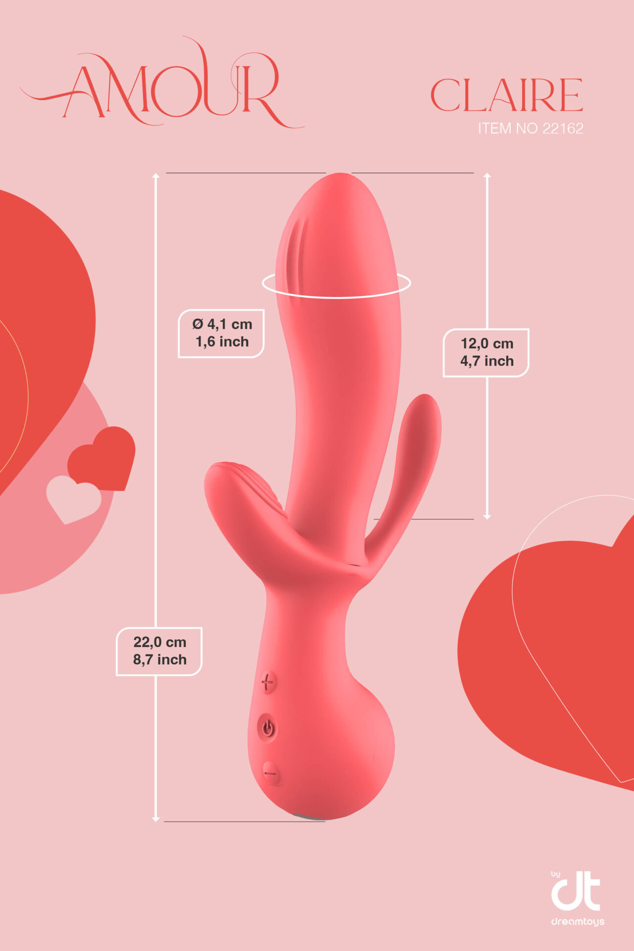 AMOUR TRIPLO PIACERE VIBE CLAIRE - immagine 6