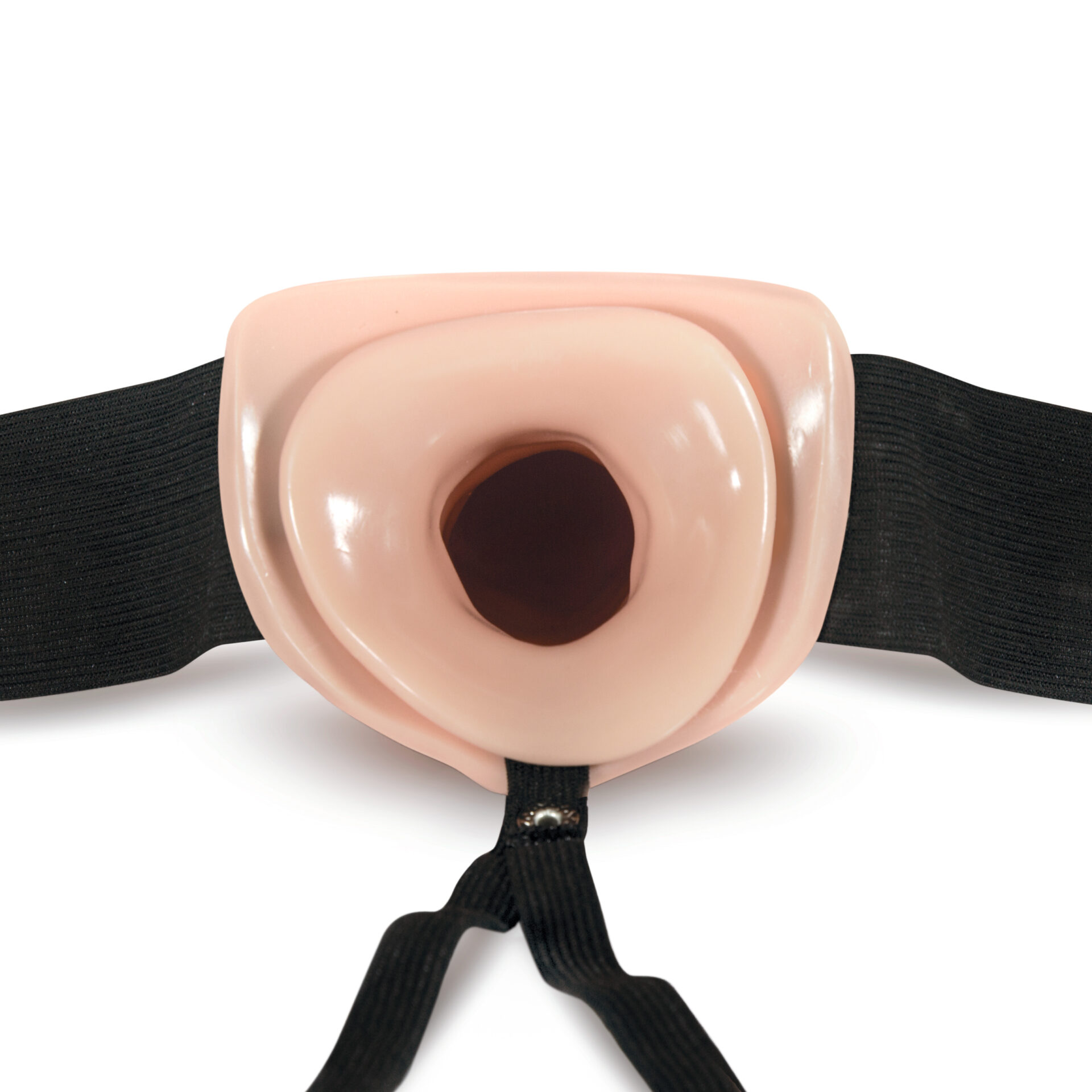 DR. SKIN 6 POLLICI HOLLOW STRAP ON VANIGLIA - immagine 4