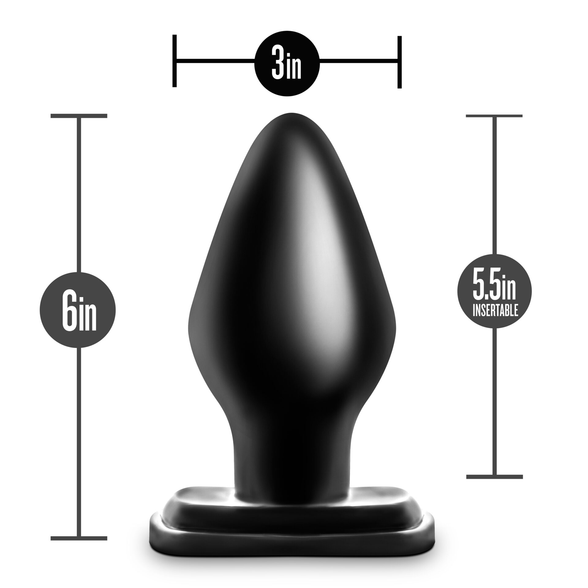 AVVENTURE ANALI XXL PLUG NERO - immagine 3