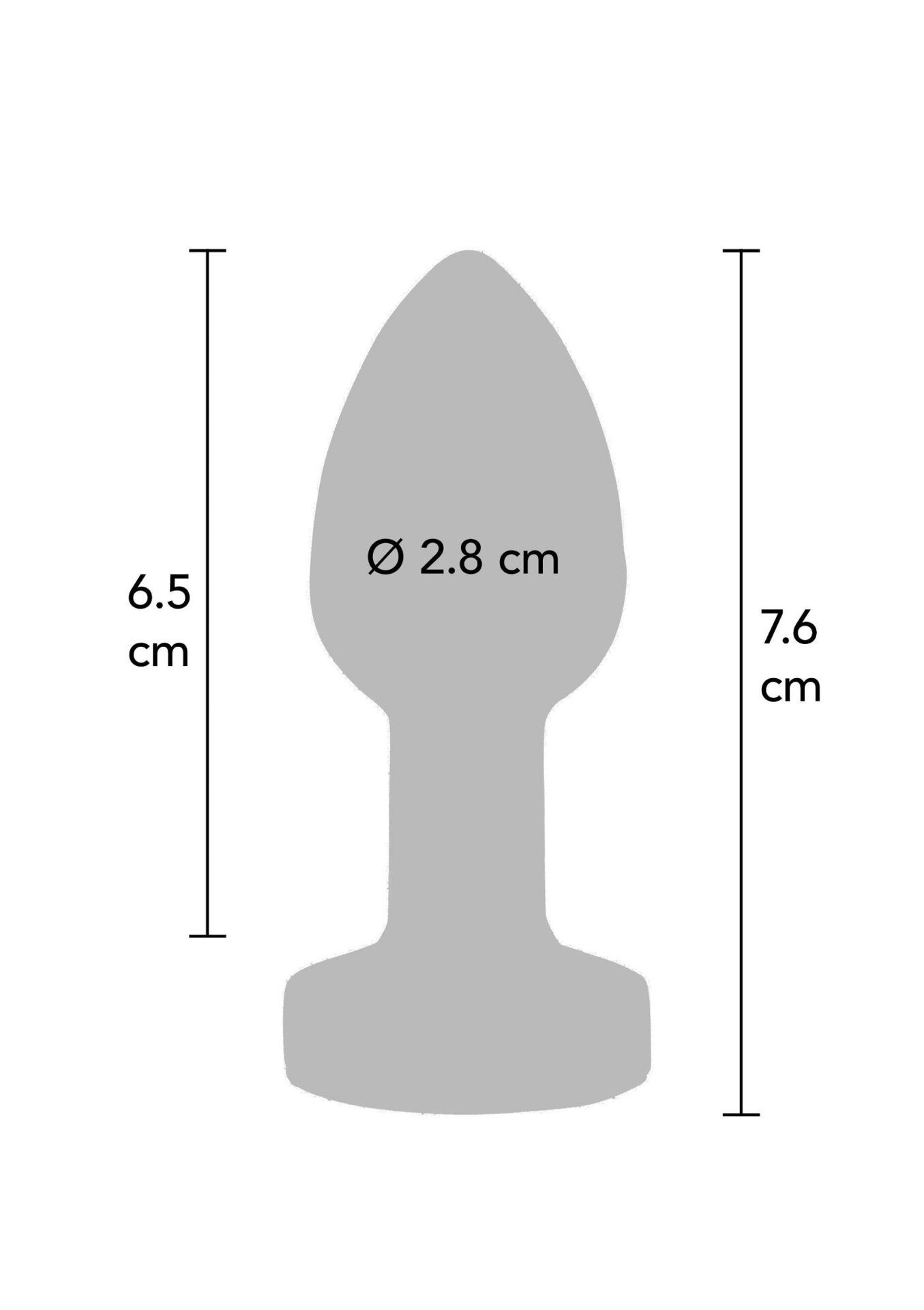 Il piccolo plug vibrante Glider argento - immagine 5