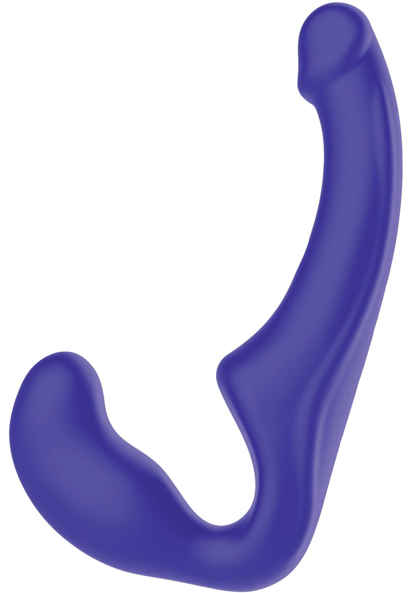 Strap-on senza spalline in silicone, 23 cm, viola