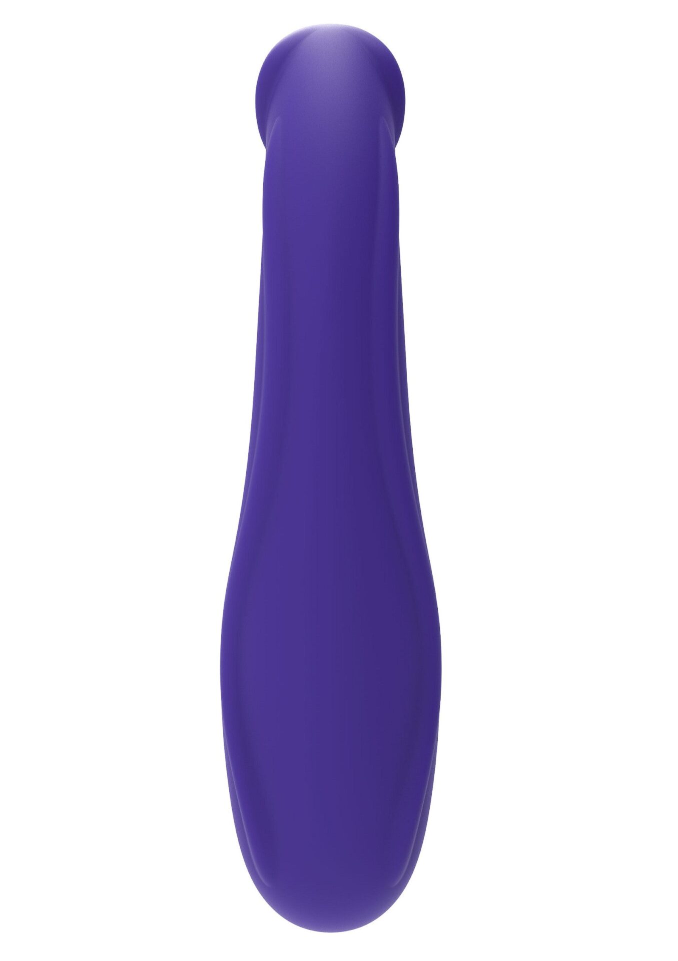Strap-on senza spalline in silicone, 23 cm, viola - immagine 5