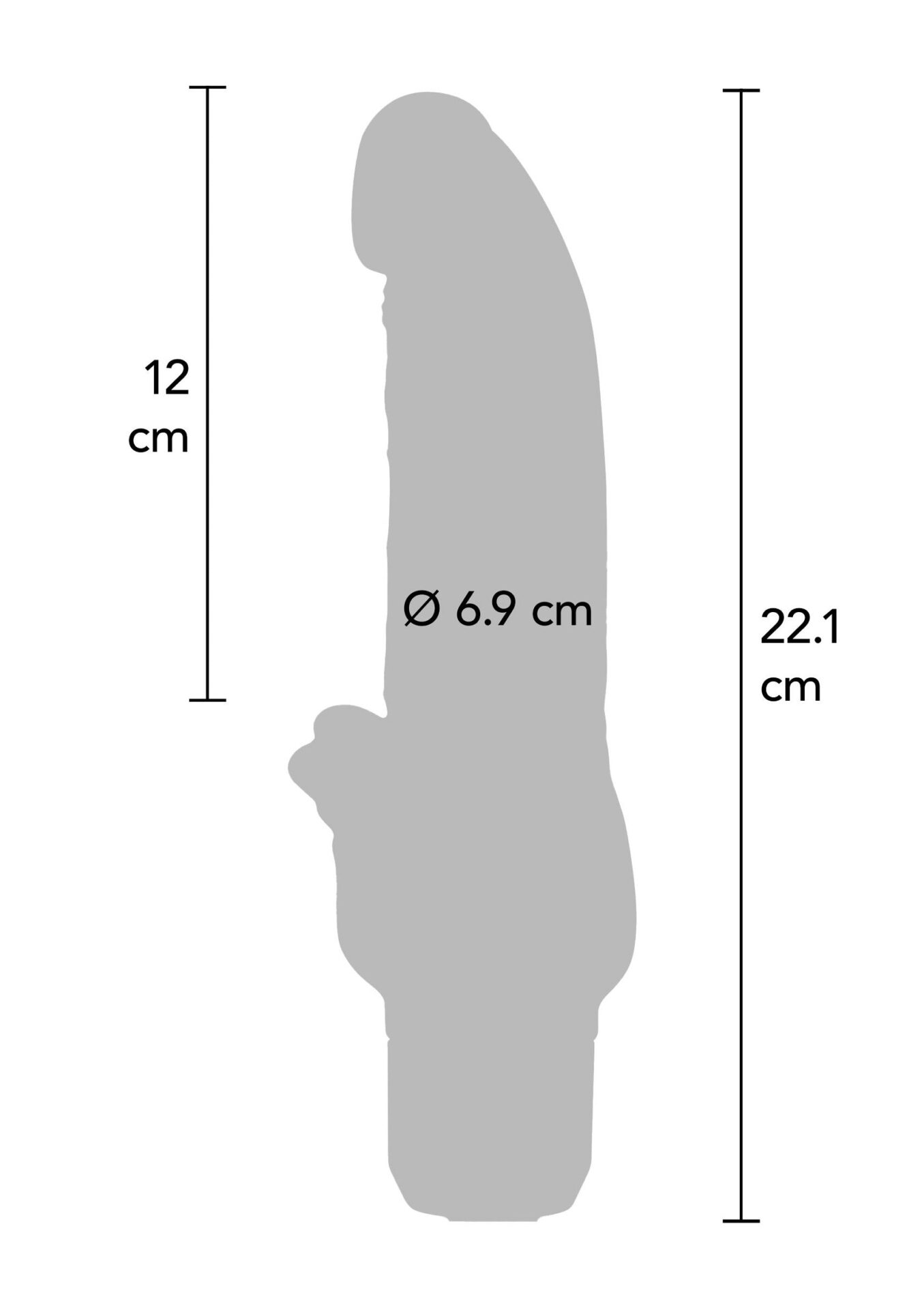 Vibratore classico stimolante viola - immagine 4
