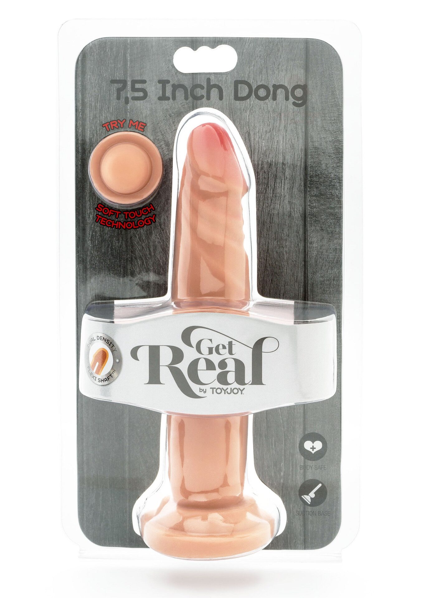 Dildo a doppia densità in TPE da 19 cm - immagine 2