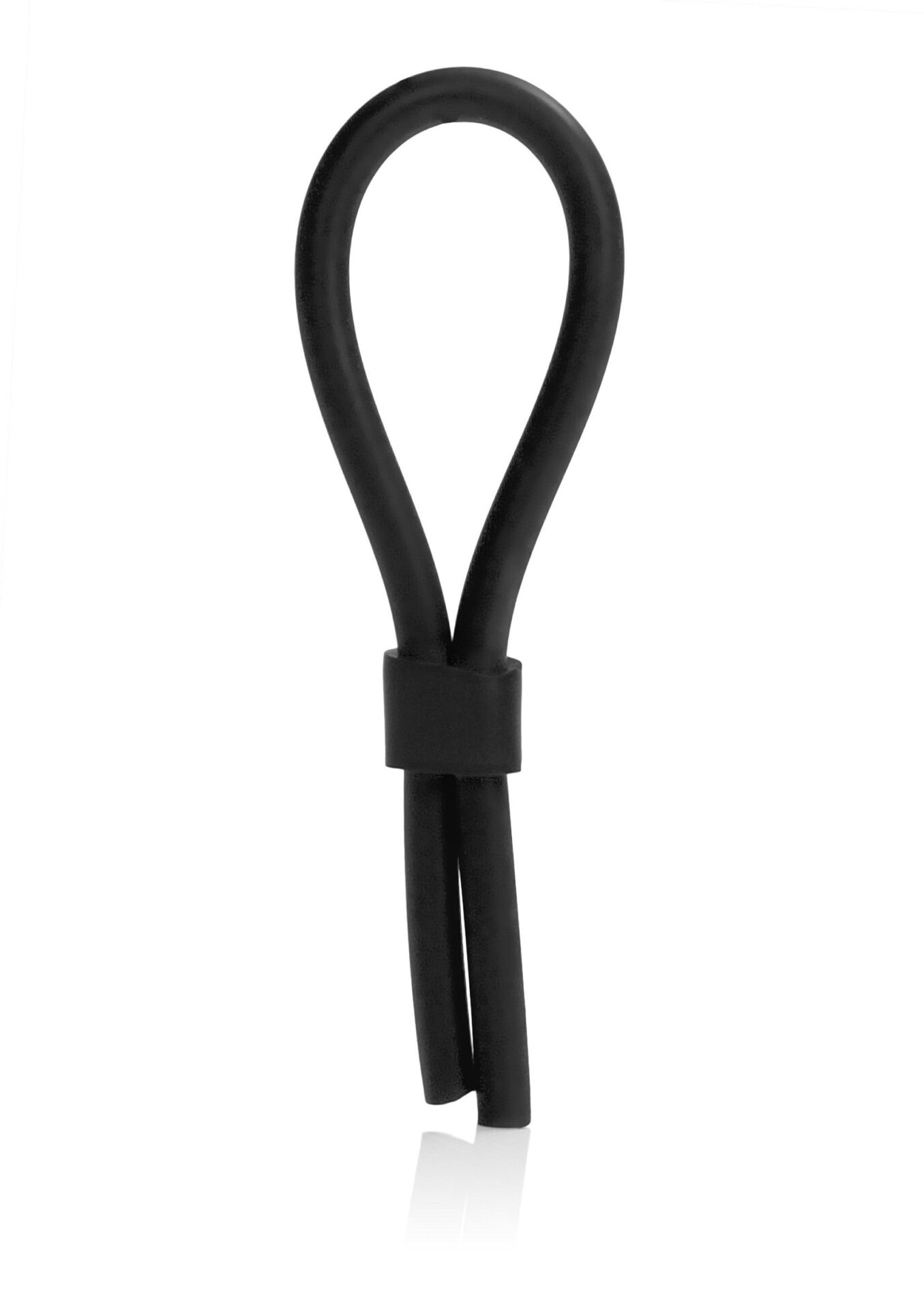 Lazo in silicone nero con borchie