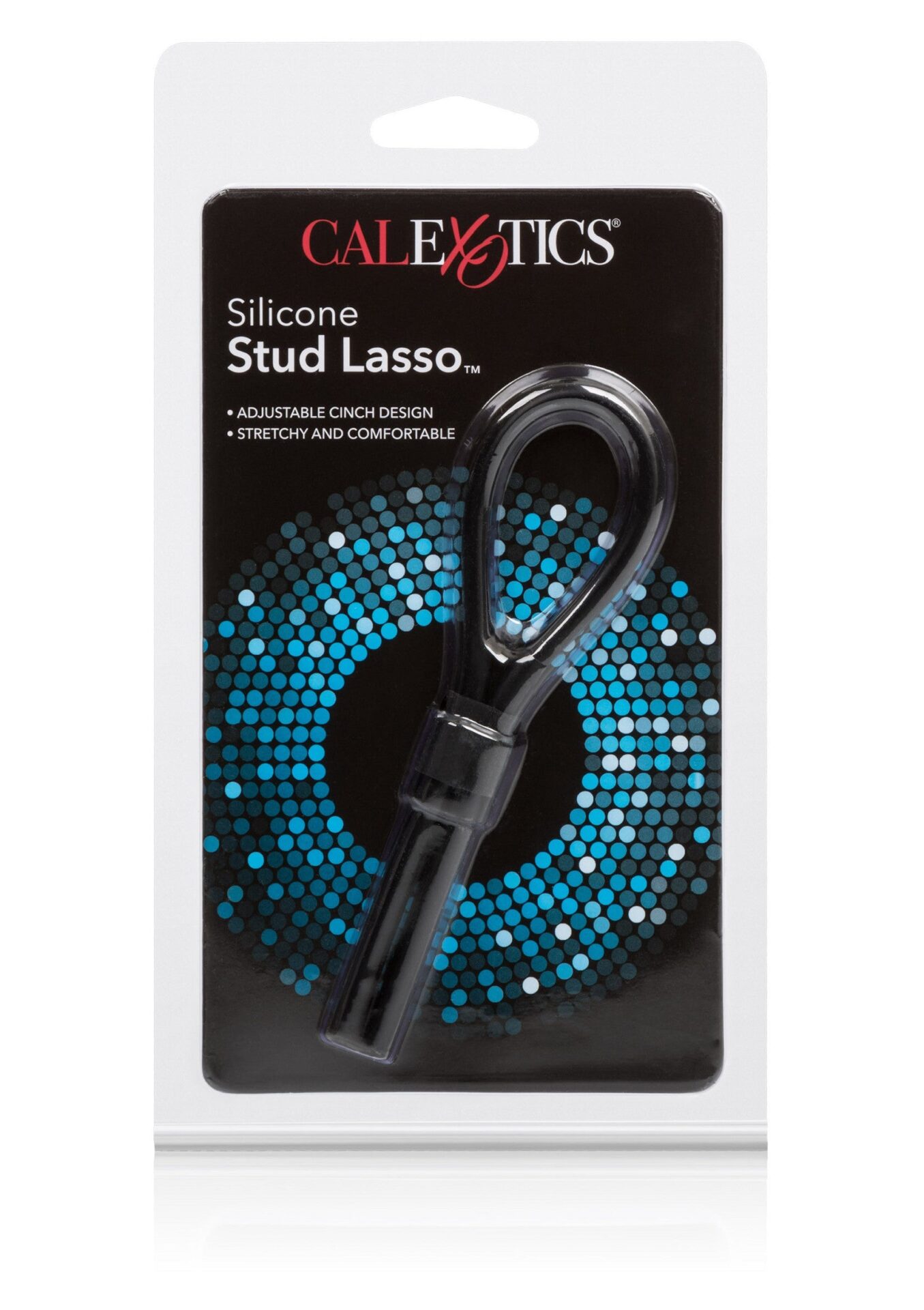 Lazo in silicone nero con borchie - immagine 2