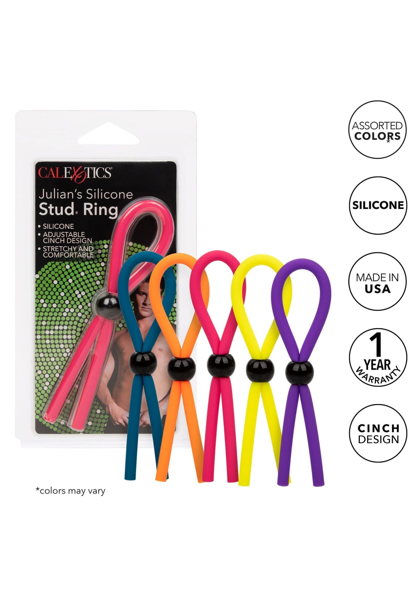 Anello Julian'S Stud multicolore - immagine 7