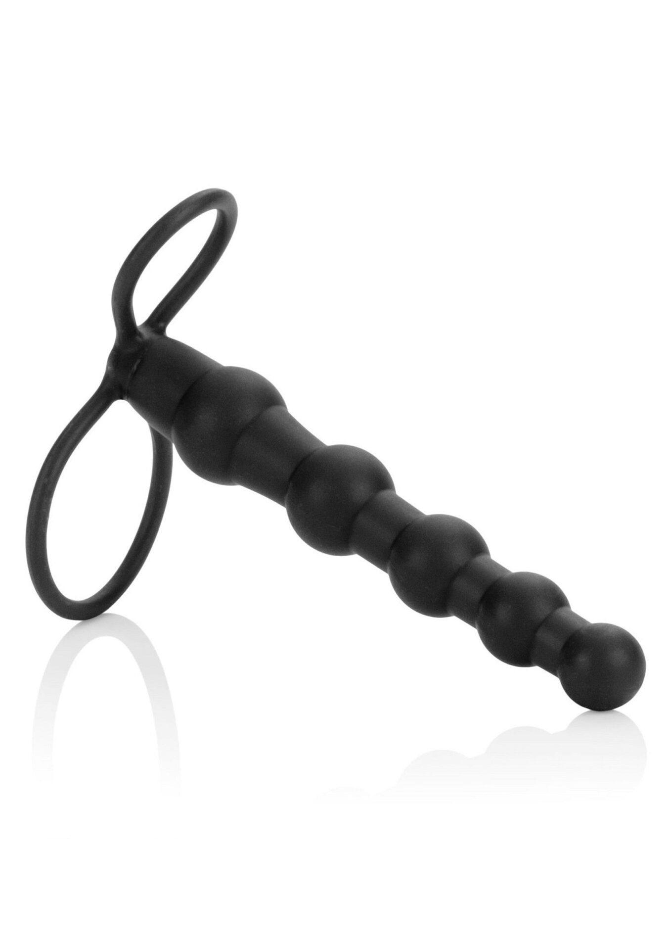 Penetratore doppio con perline nero