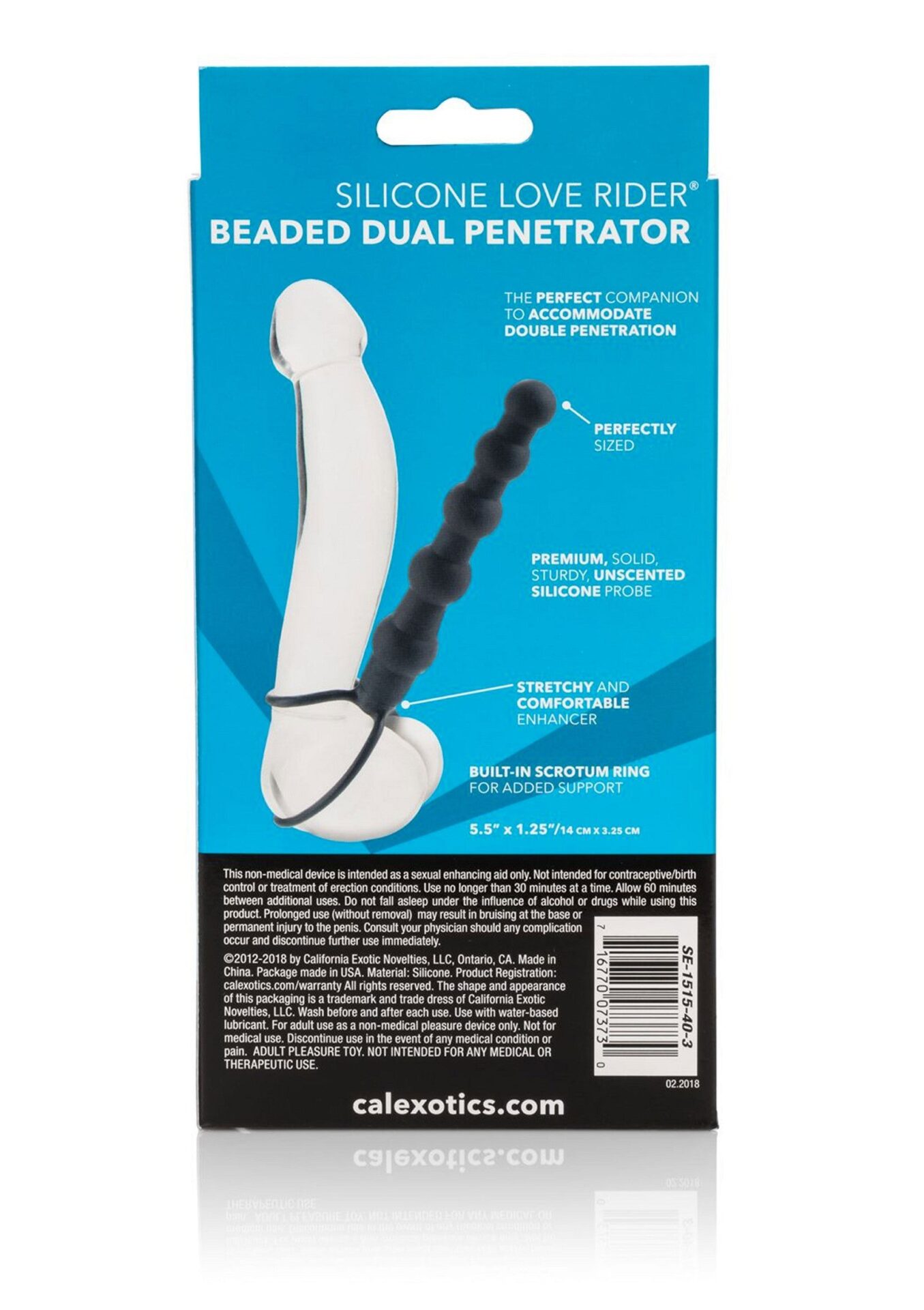 Penetratore doppio con perline nero - immagine 3
