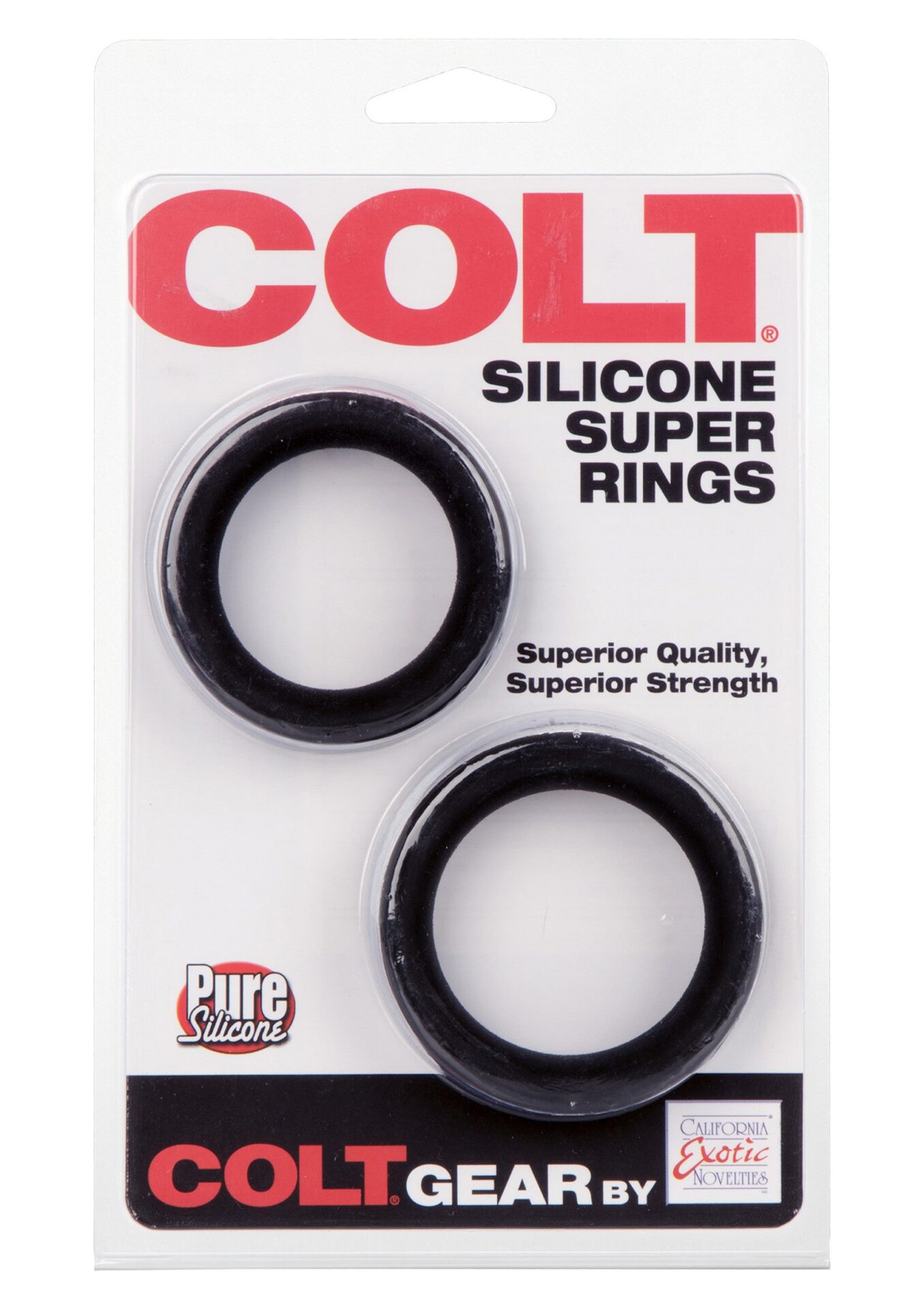 Anelli Super in Silicone COLT neri - immagine 2