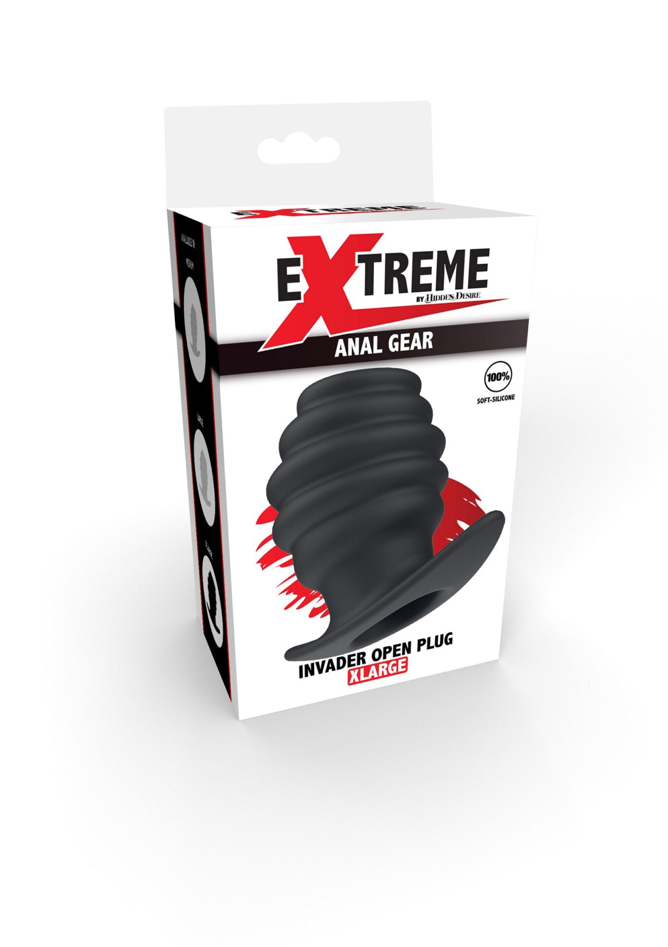 Spina Invader Open Plug Extra Large nera - immagine 2