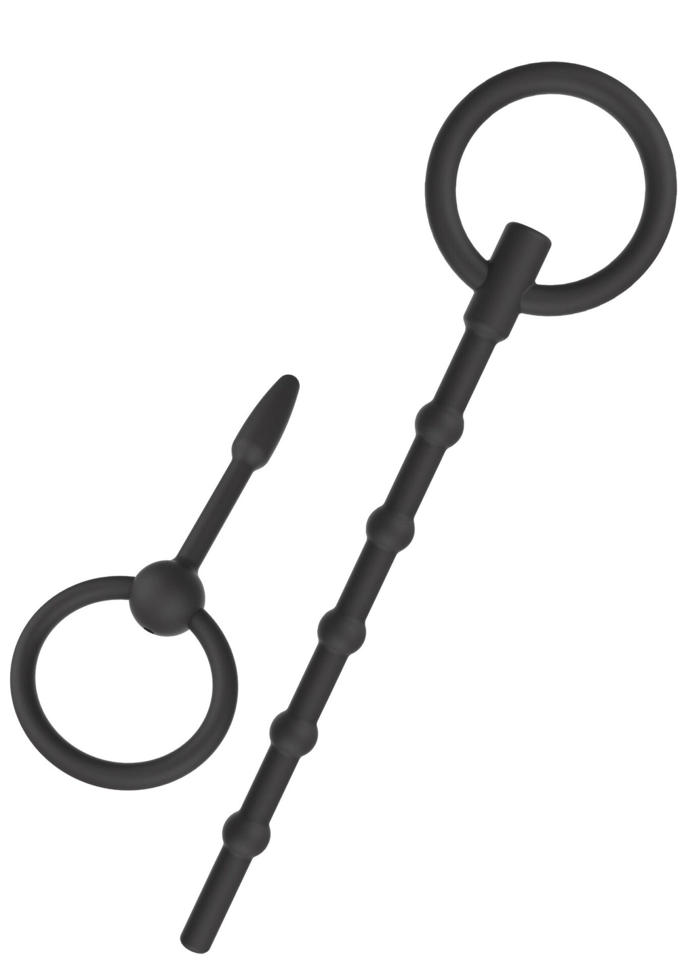 Set di plug per pene avanzato, 2 pezzi, neri