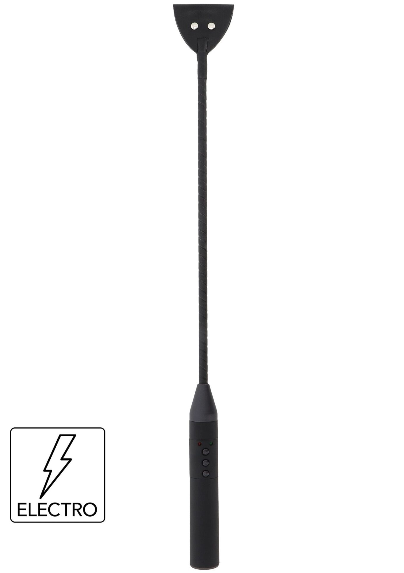 Frusta da equitazione elettrica nera