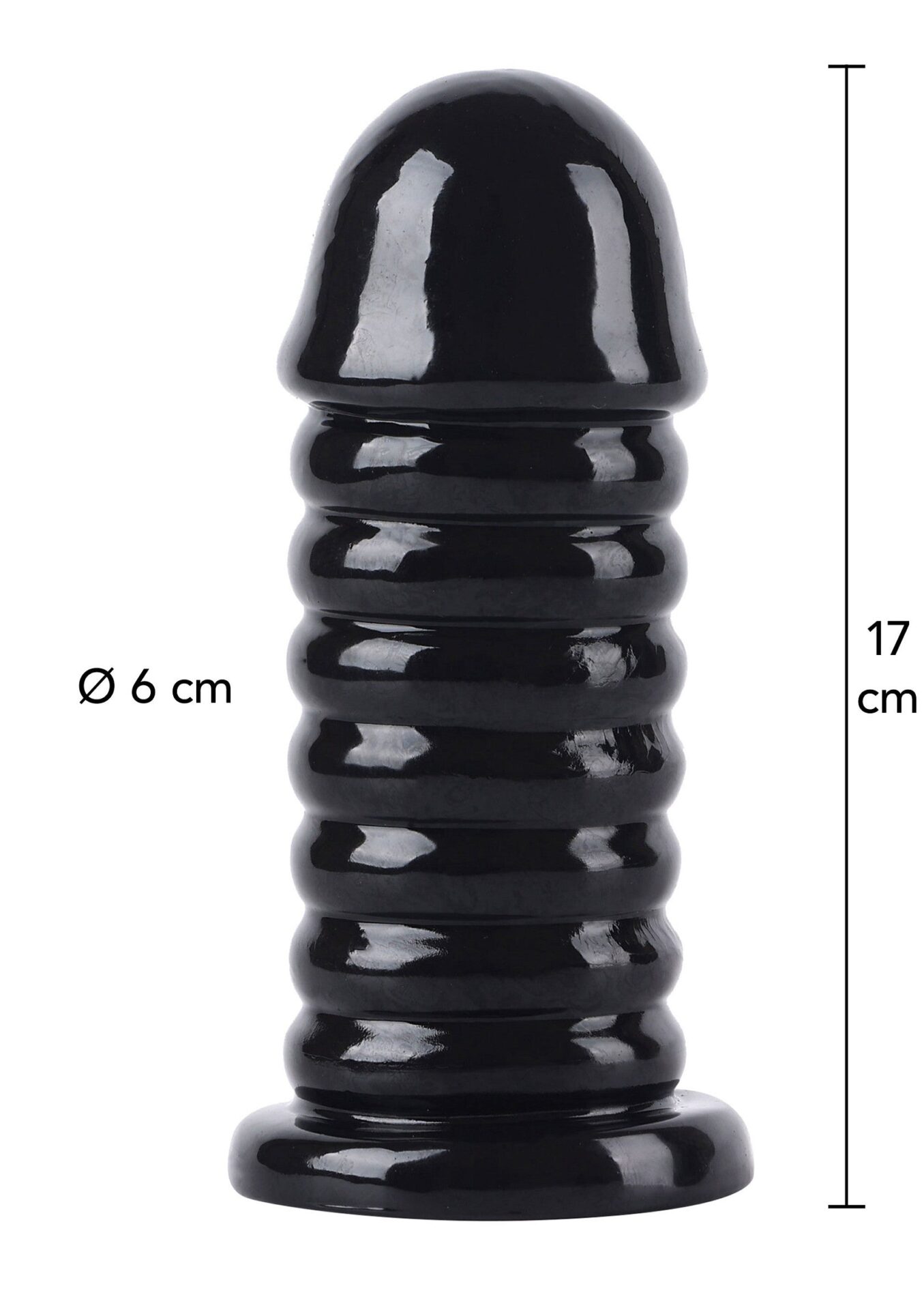 Anale Bold Large 16,5 cm nero