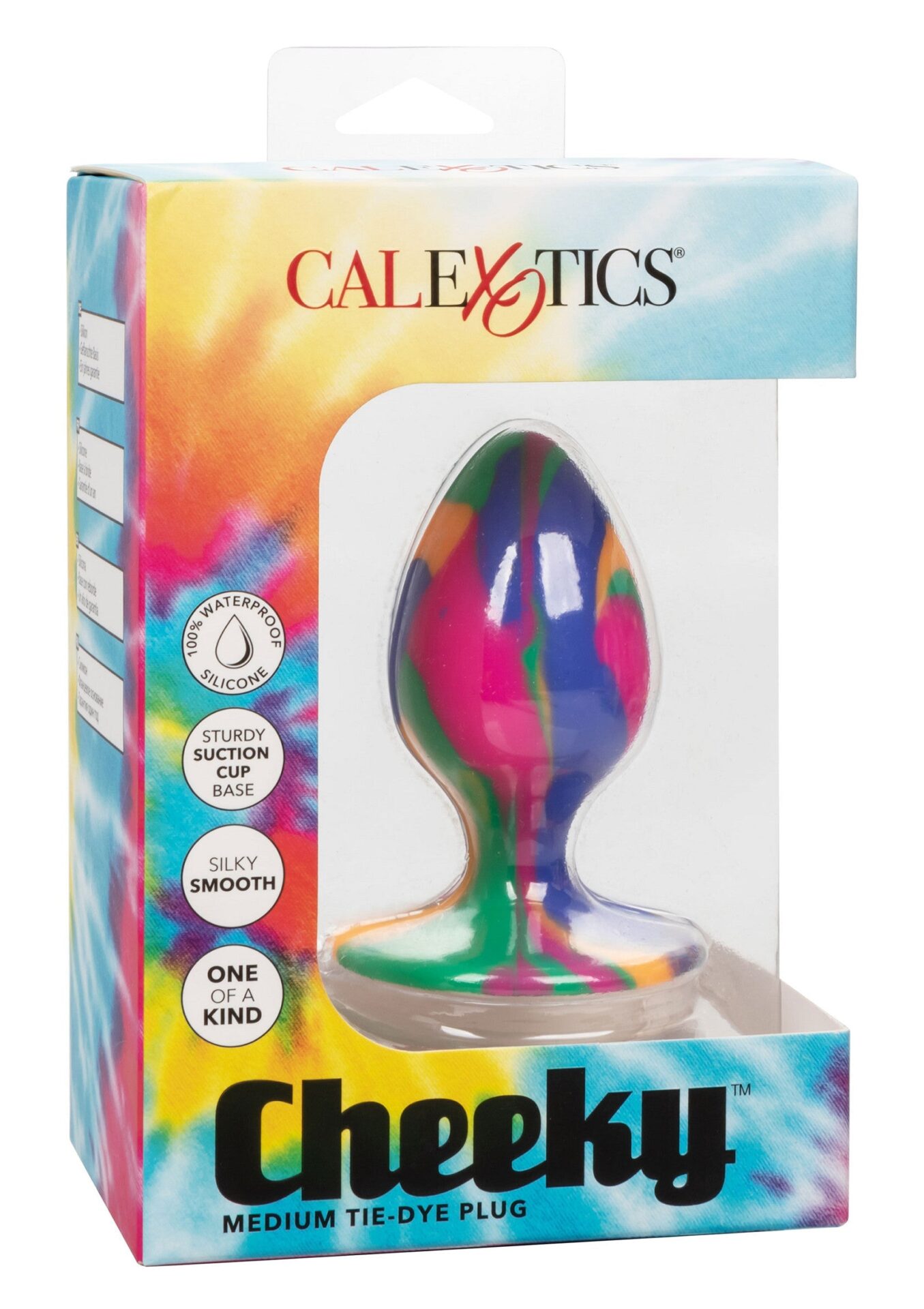 Tappo dilatatore medio tie-dye multicolore Cheeky - immagine 2
