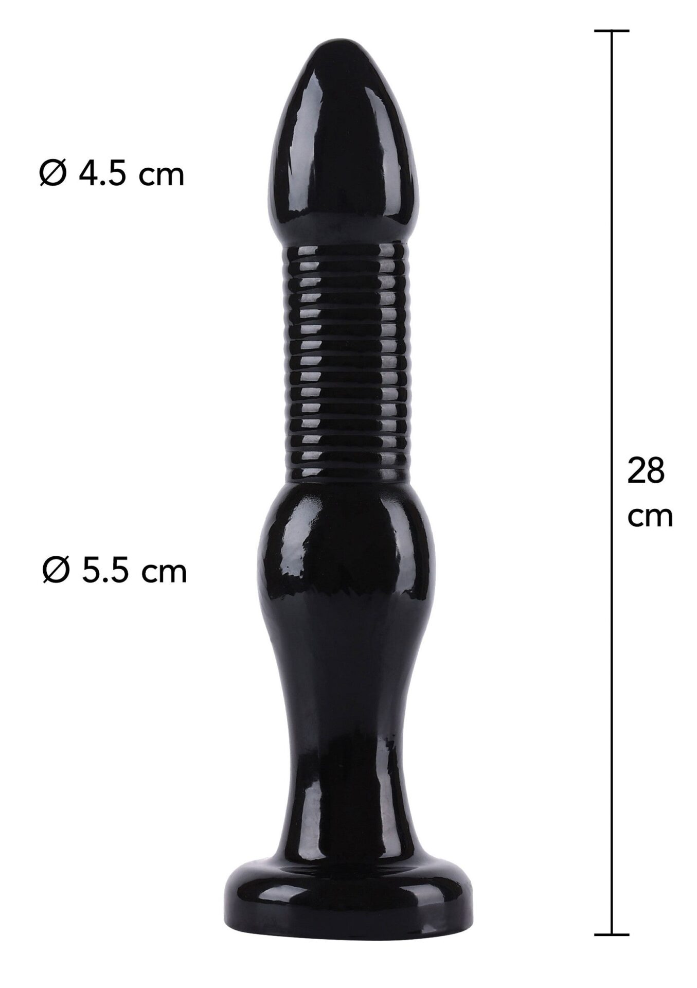 Anal Intruder 28 cm nero