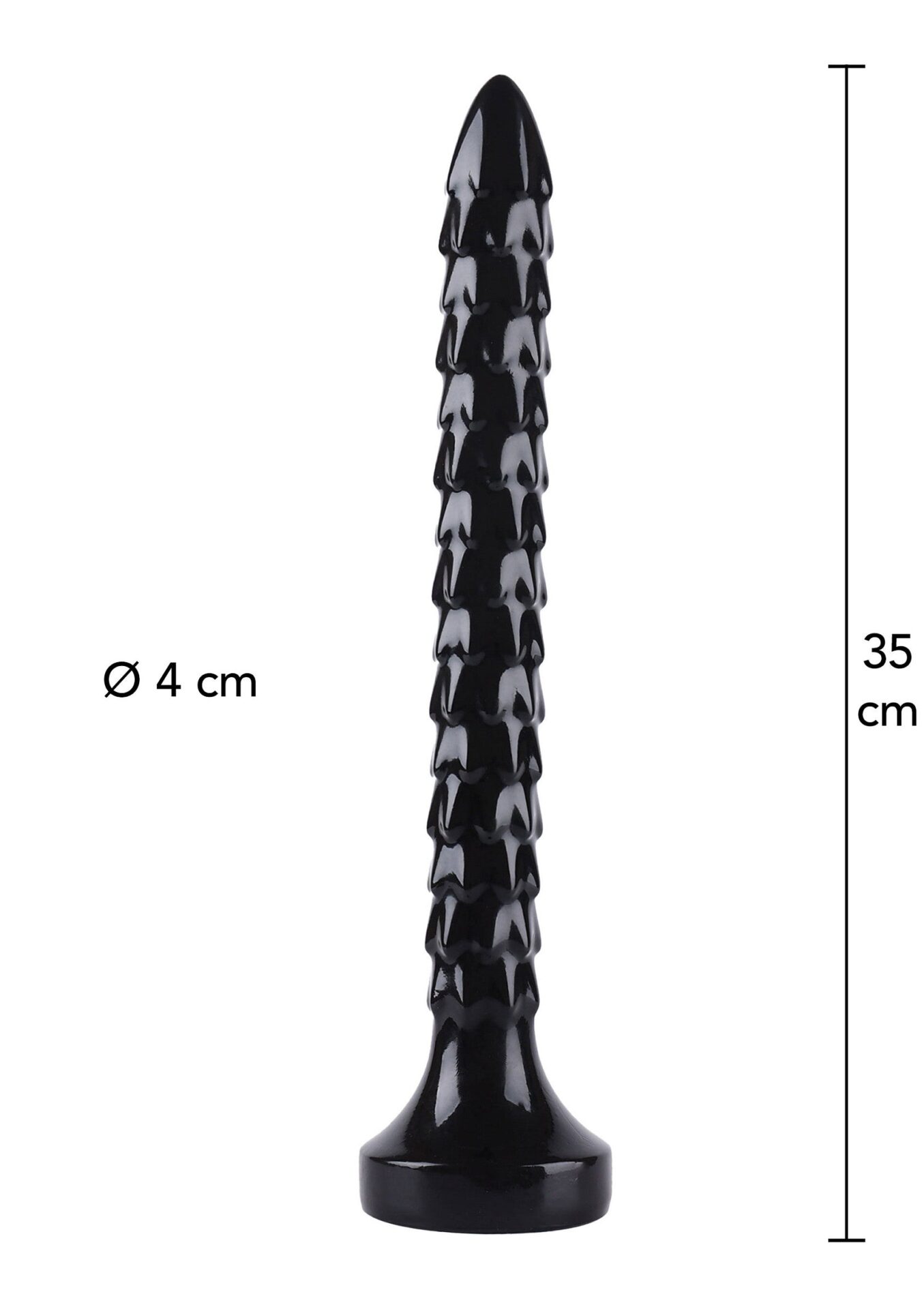 Serpente anale 35 cm nero