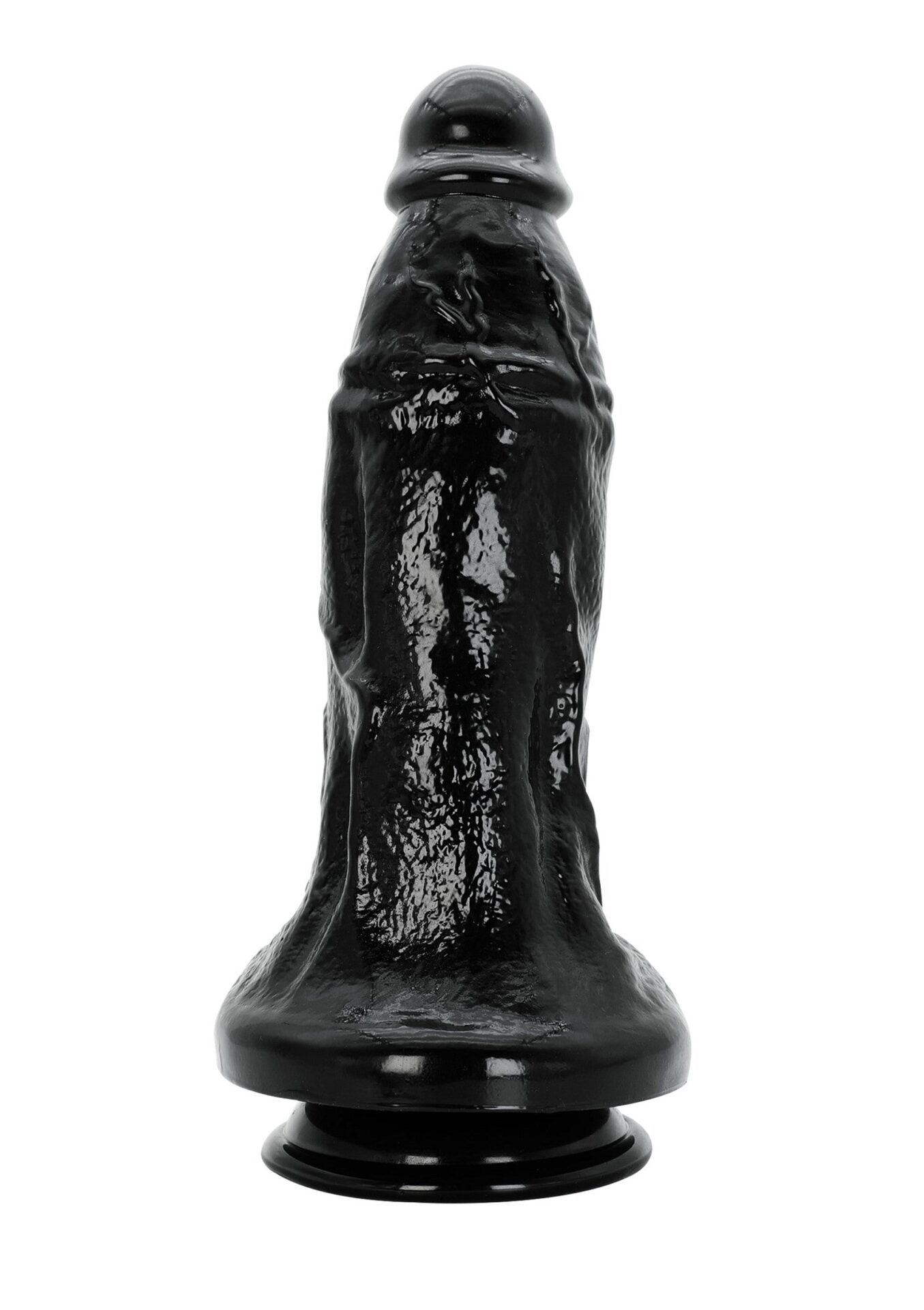 Dildo extra spesso 32,5 cm nero - immagine 2