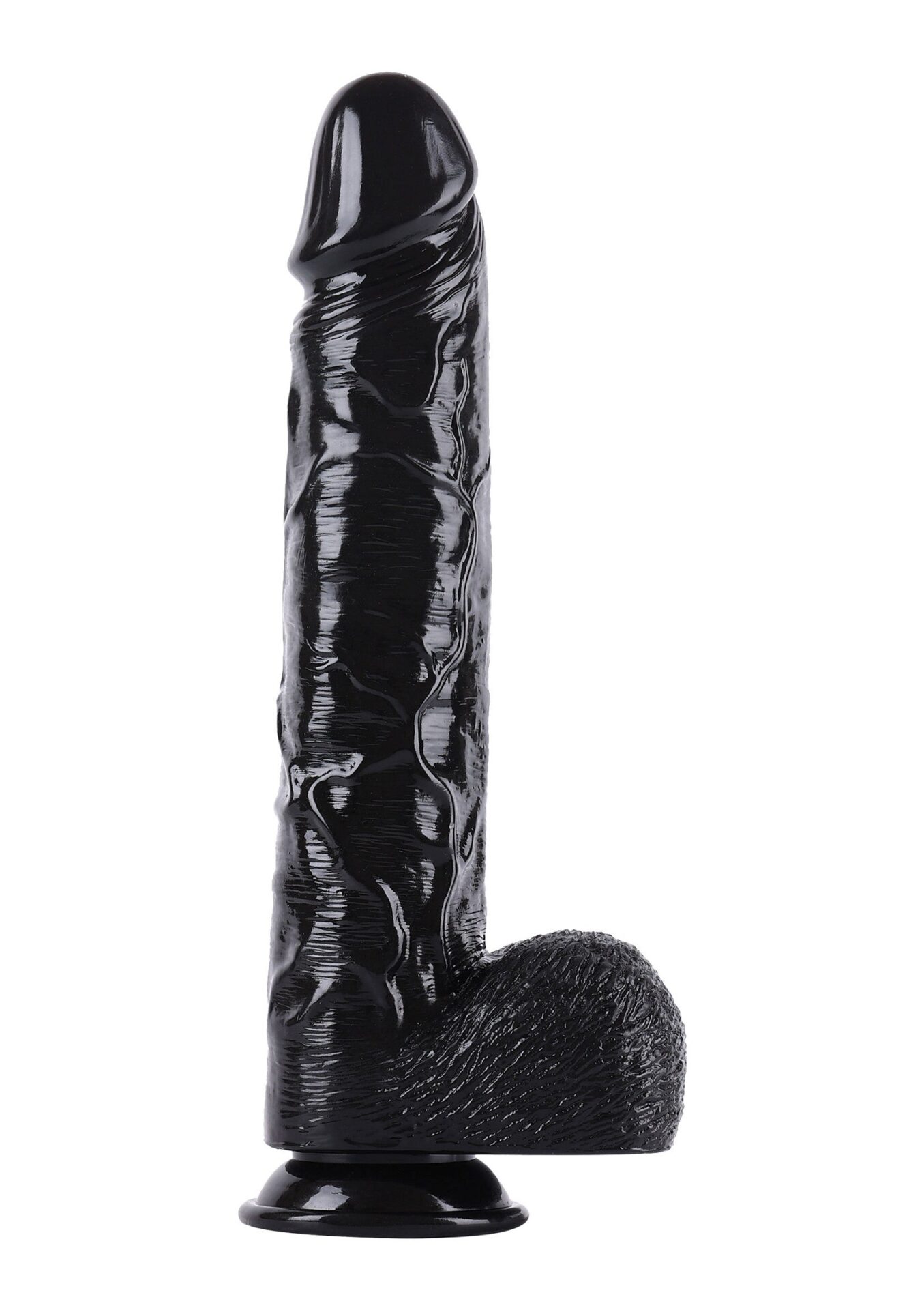 Dildo nero da 38 cm - immagine 4