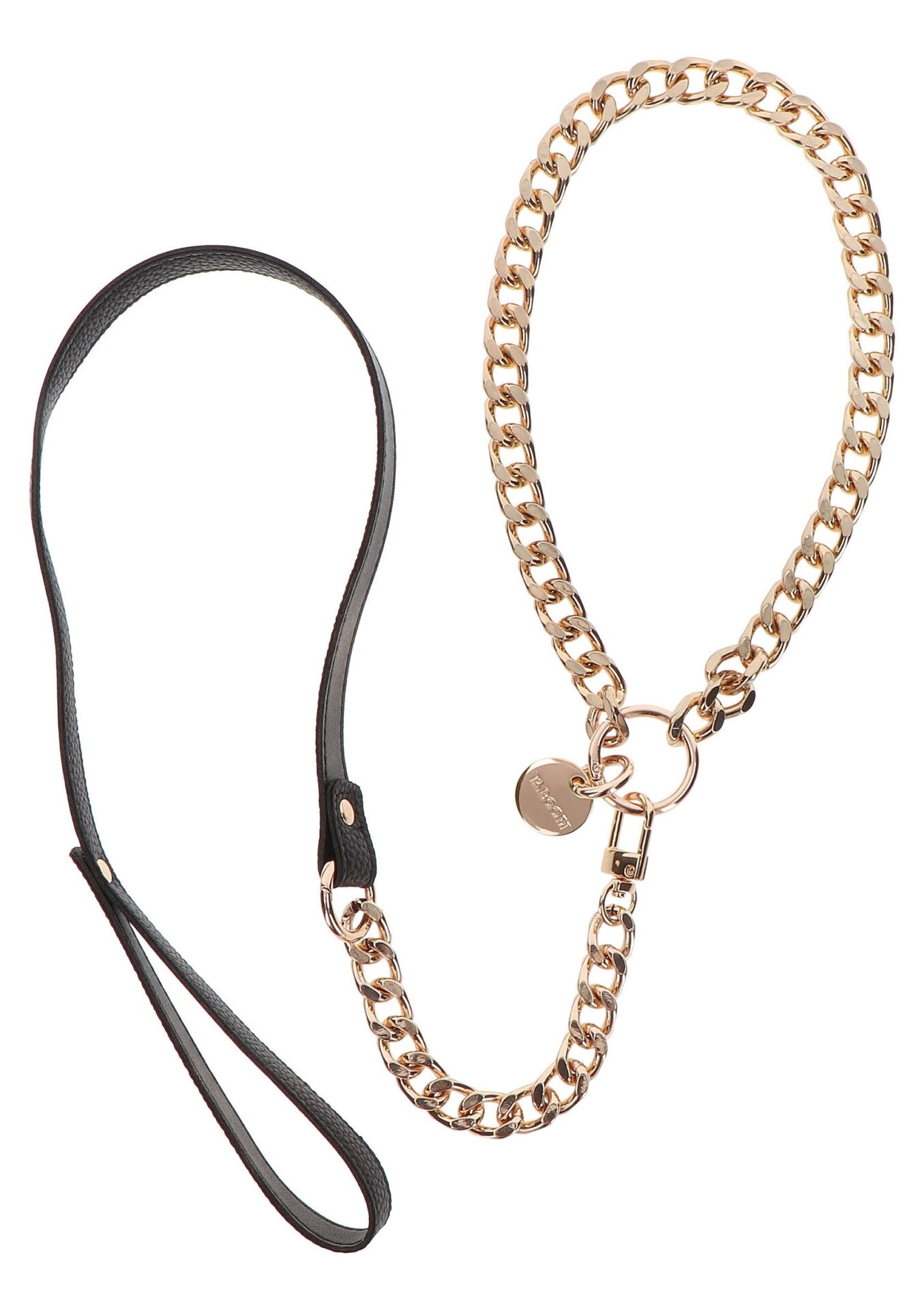 Collare e guinzaglio Statement color oro - immagine 8