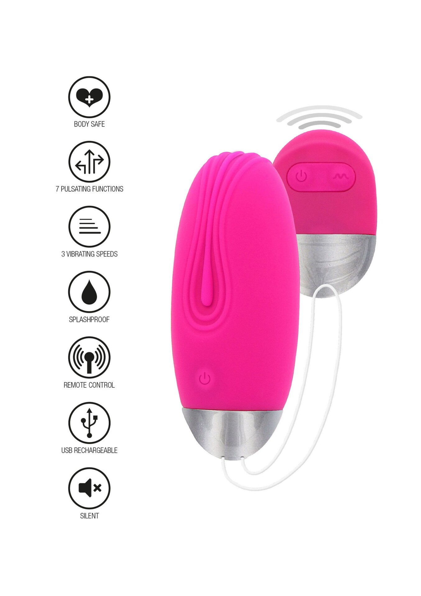 Uovo remoto Funky rosa - immagine 5