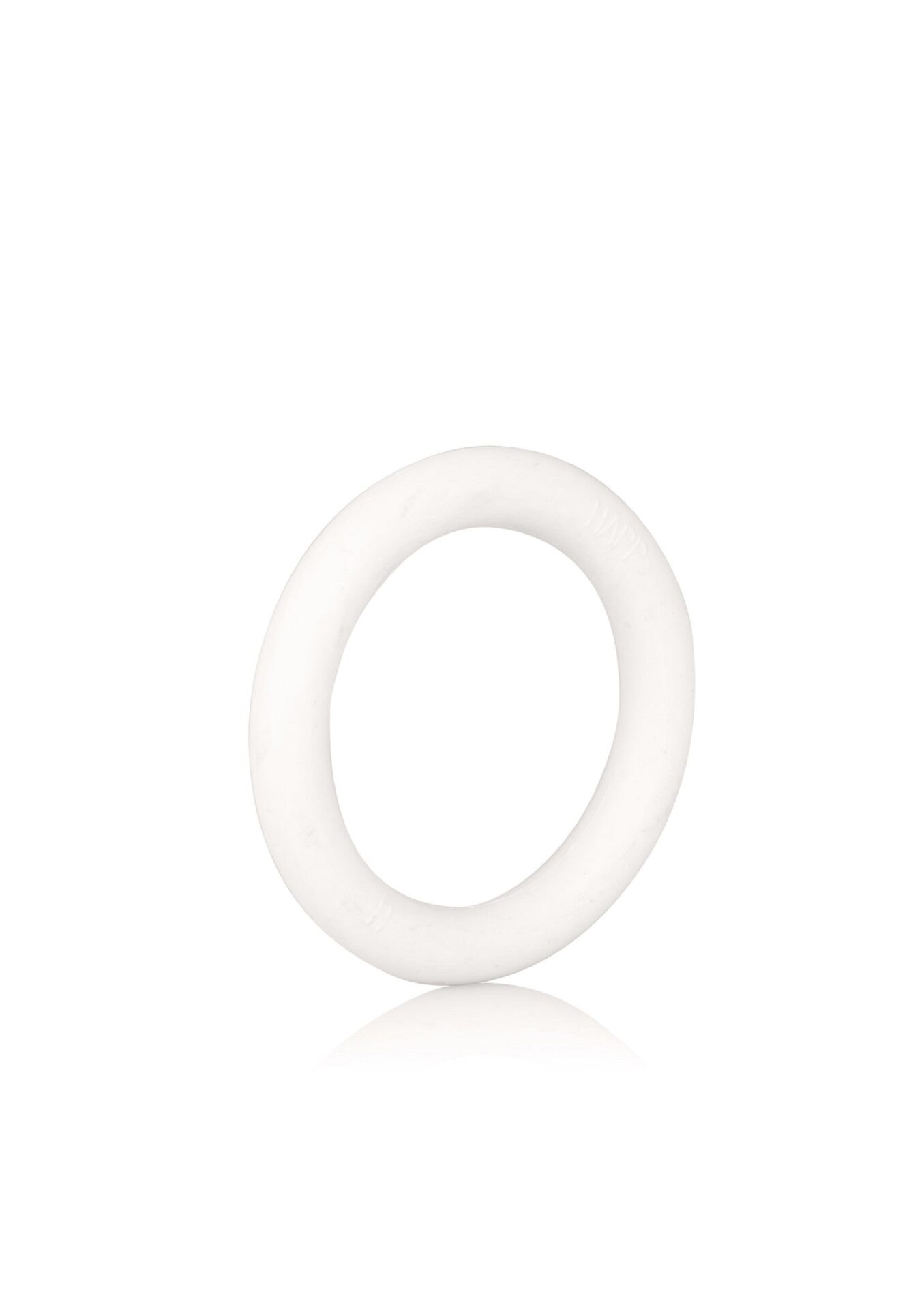 Anello in gomma piccolo bianco - immagine 3