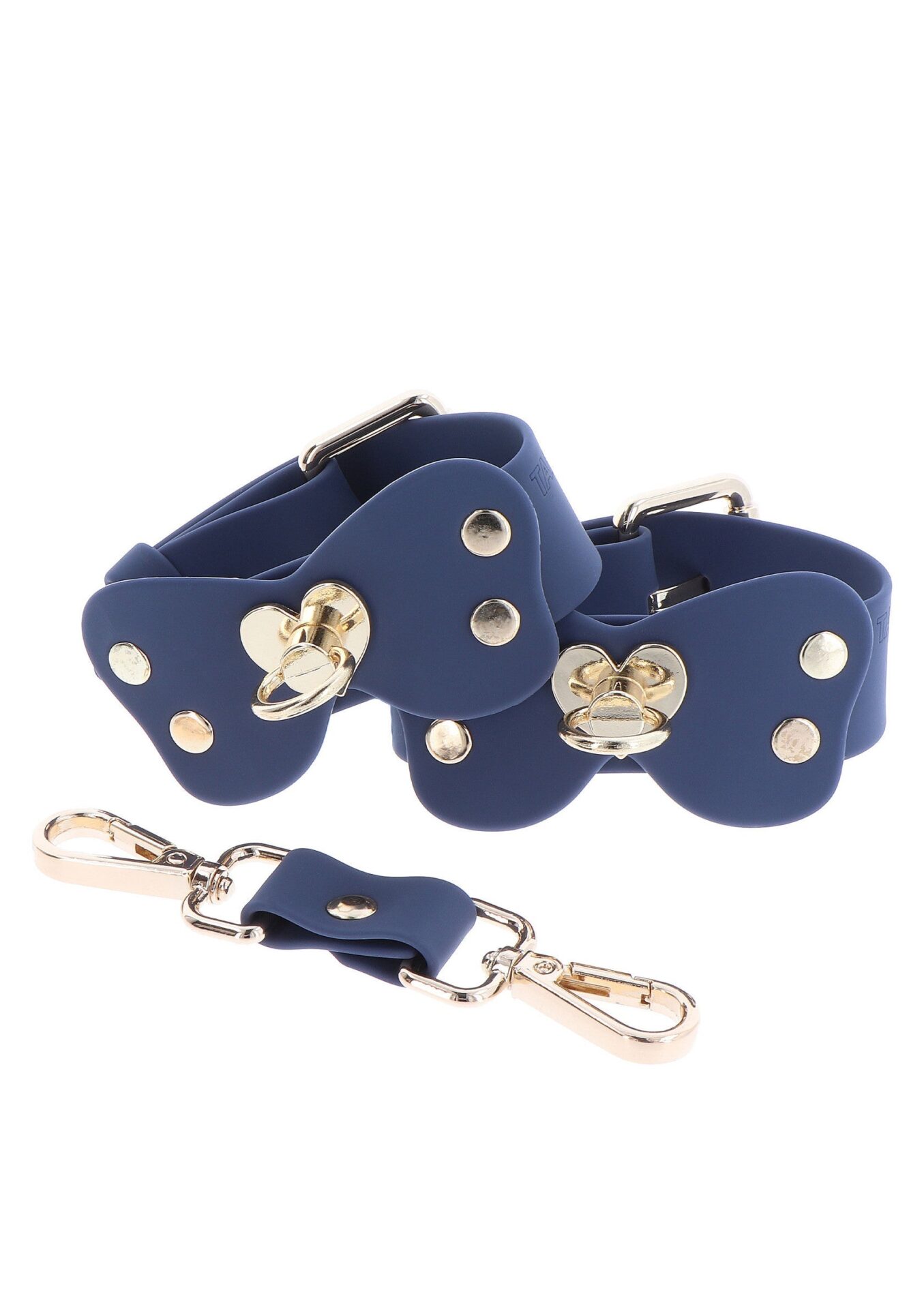 Set di polsini in silicone blu - immagine 3
